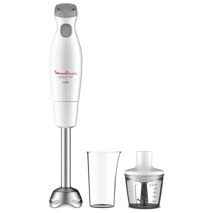 Moulinex DD452110 Easy Chef Mixer ad Immersione 2 in 1 2 Velocita' 800W Bianco