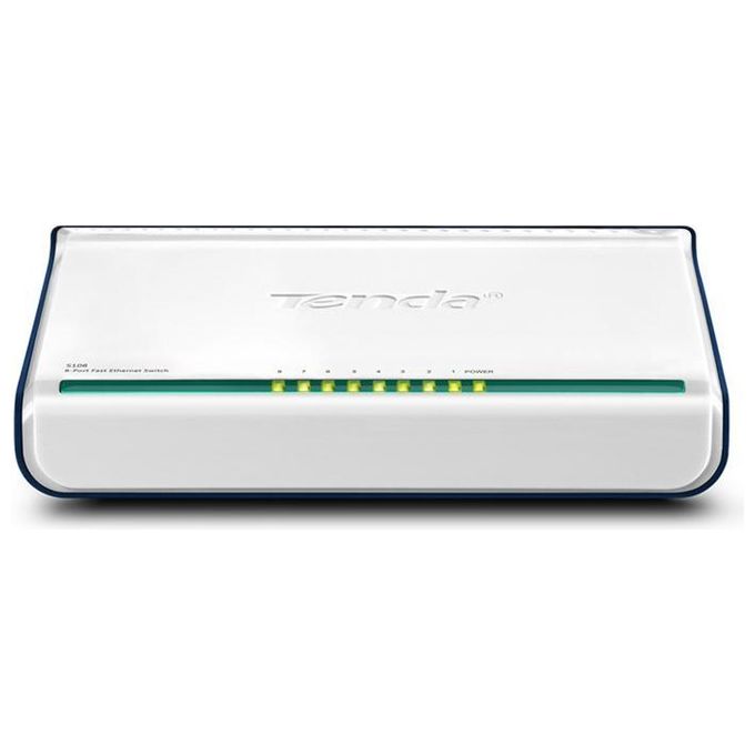 Tenda Switch 8p Lan 10-100m Td-s108 Desktop - Supp.autopolarita' Su Ogni Porta