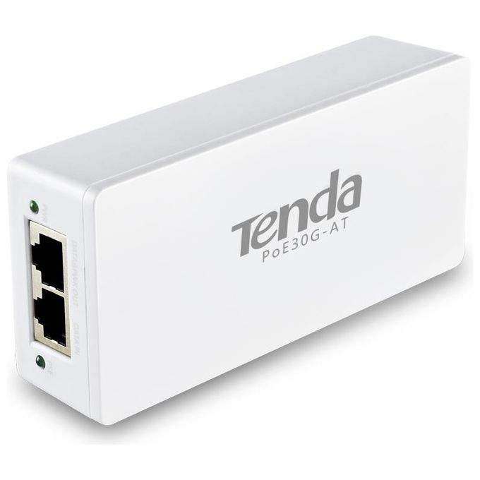 Tenda Iniettore PoE Gigabit IEEE 802.3af-at fino a 100m PoE30G-AT