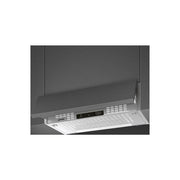 Smeg KSEIR62SE2 Cappa da Incasso a Vista Aspirante Estetica Universale Classe energetica D 3 Velocita' Illuminazione LED 60 cm Silver