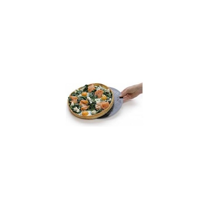 Kaiser Inspiration Teglia per Pizza con Fondo di Sollevamento 28cm Perforata