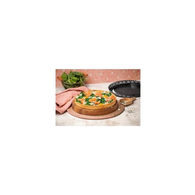 Kaiser Inspiration Teglia per Pizza con Fondo di Sollevamento 28cm Perforata