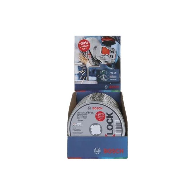 Bosch X-Lock Mola Da Taglio Dritta Standard Set Inox 10X115X1Mm