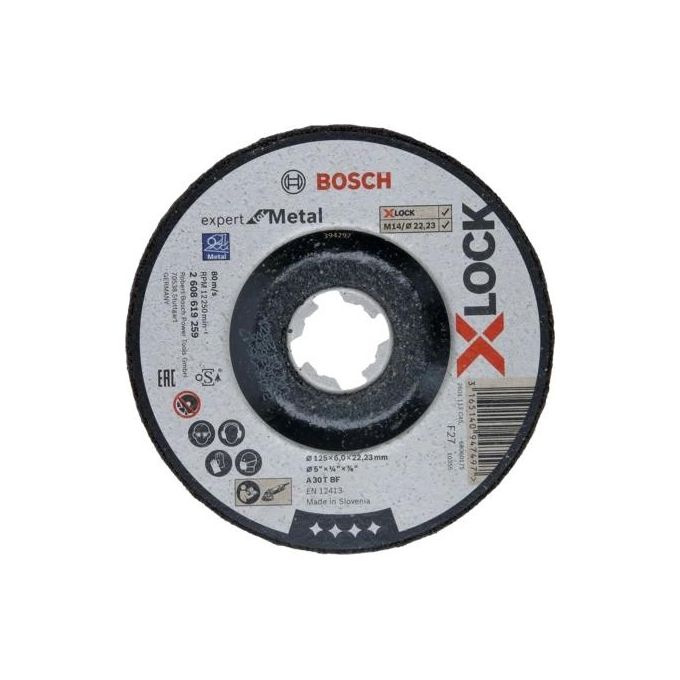 Bosch X-LOCK Mola da Sbavo 125X6mm EfM