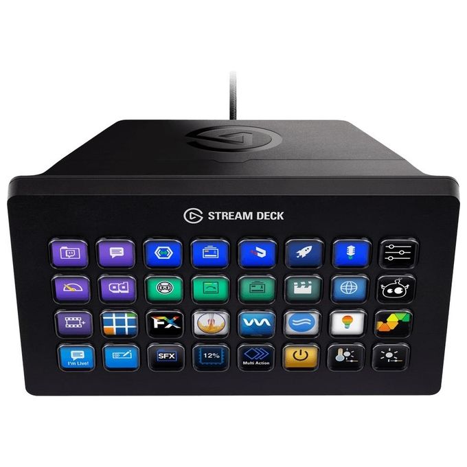 ELGato Stream Deck XL Individuale Controllo Creazione di Contenuti in Diretta con 32 Tasti LCD Personalizzabili