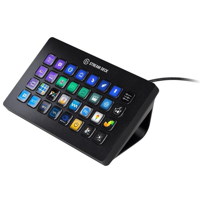 ELGato Stream Deck XL Individuale Controllo Creazione di Contenuti in Diretta con 32 Tasti LCD Personalizzabili