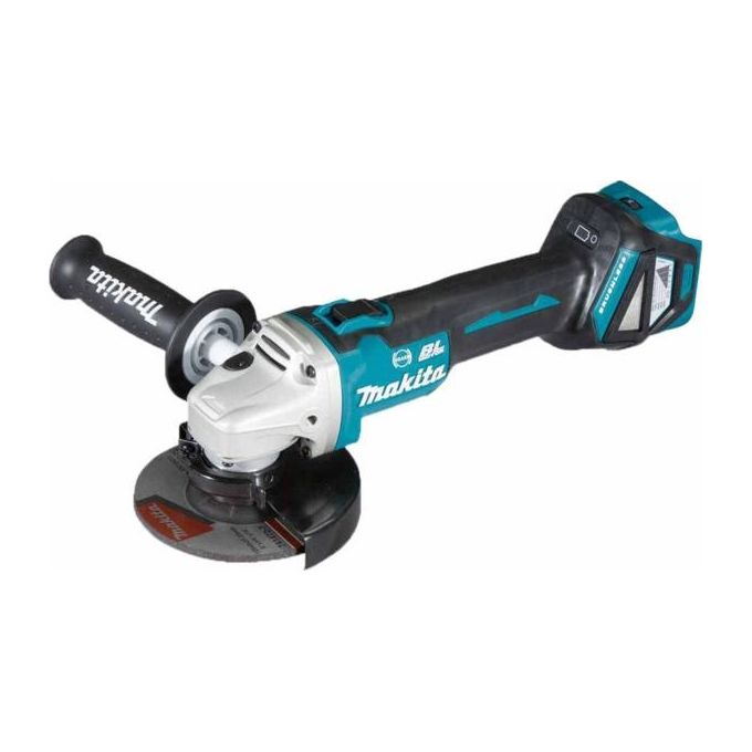 Makita DGA513Z Smerigliatrice Angolare a Batteria 18V Motore Brushless Velocita' Variabile 3000 8500 giri-min Freno Elettrico AFT ADT XPT colore Nero