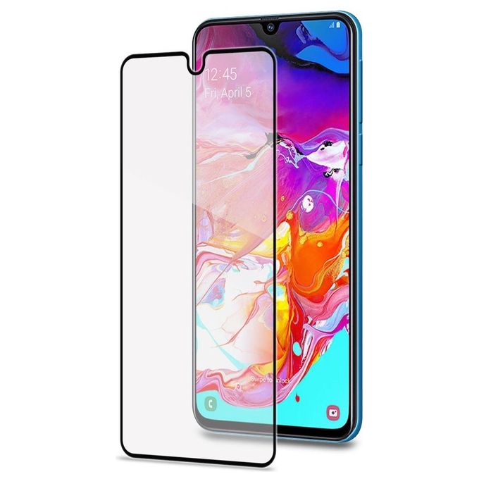 Celly Full Glass per Samsung Galaxy A70 Nero