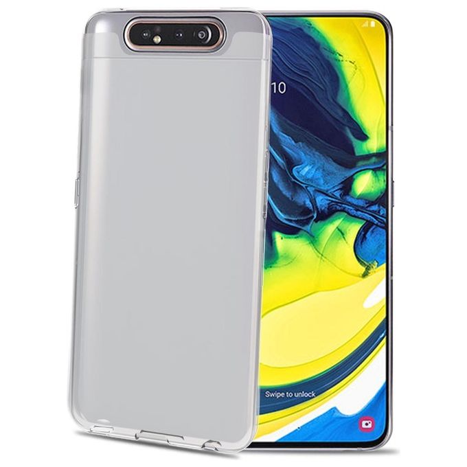 Celly Gelskin Custodia per Samsung Galaxy A80 Trasparente