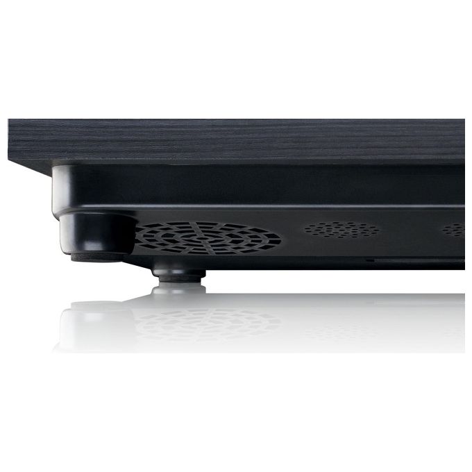 Lenco LS-10WD LS-10 Giradischi con Altoparlanti Integrati Trasmissione a Cinghia 33 e 45 Giri Motore CC Altoparlanti 2 x 3 W colore Nero