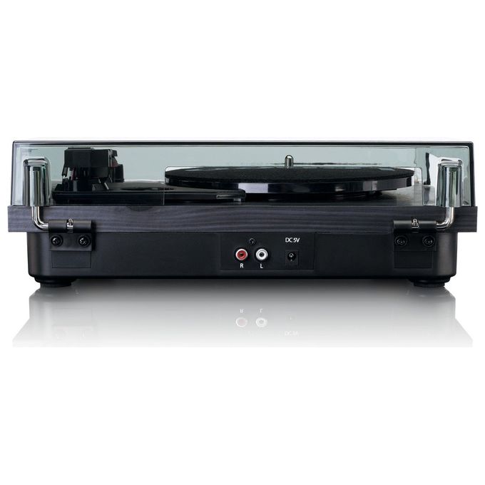 Lenco LS-10WD LS-10 Giradischi con Altoparlanti Integrati Trasmissione a Cinghia 33 e 45 Giri Motore CC Altoparlanti 2 x 3 W colore Nero