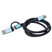 I-Tec C31USBCACBL Cavo Usb 1mt 3.2 Gen 1 Usb C Nero-Blu