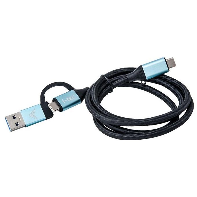I-Tec C31USBCACBL Cavo Usb 1mt 3.2 Gen 1 Usb C Nero-Blu
