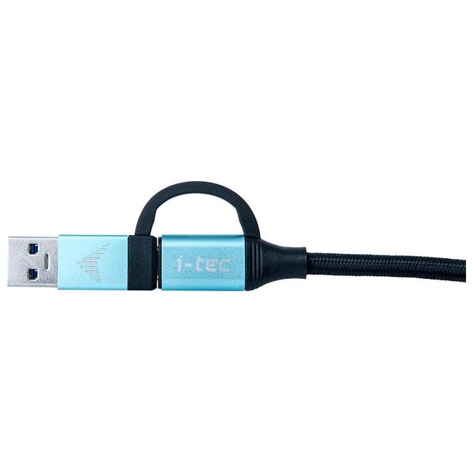 I-Tec C31USBCACBL Cavo Usb 1mt 3.2 Gen 1 Usb C Nero-Blu