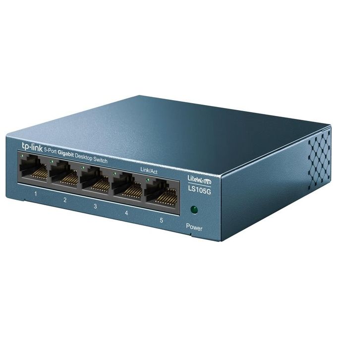 Tp-Link LS105G Switch di Rete Non Gestito Gigabit Ethernet 10-100-1000 Blu