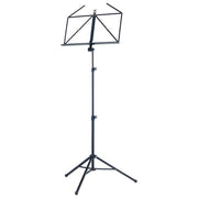 König and Meyer 10065-000-55 Leggio Pieghevole in Acciaio Altezza Regolabile da 58.5 a 122 cm colore Nero