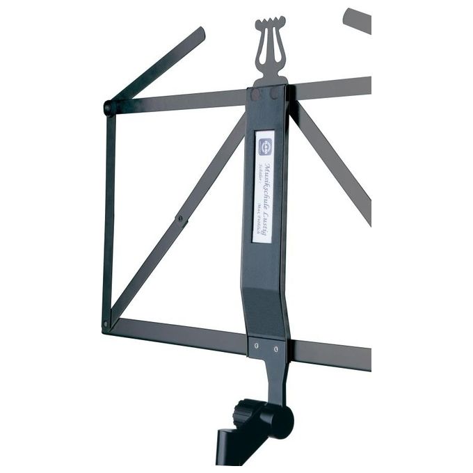 König and Meyer 10810-000-55 Leggio per Spartiti Regolabile in Altezza da 720 a 1520 mm Pieghevole in Acciaio colore Nero
