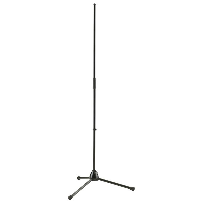 König and Meyer 20130-300-55 Supporto per microfono Asta per microfono dritta con base treppiede pieghevole in zinco pressofuso regolabile da 900 a 1605 mm colore Nero