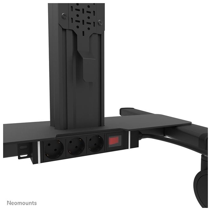 Neomounts FL50S-825BL1 MOVE Up Carrello TV Mobile 37'' 75'' 70 Kg Altezza Regolabile Certificato TÜV colore Nero