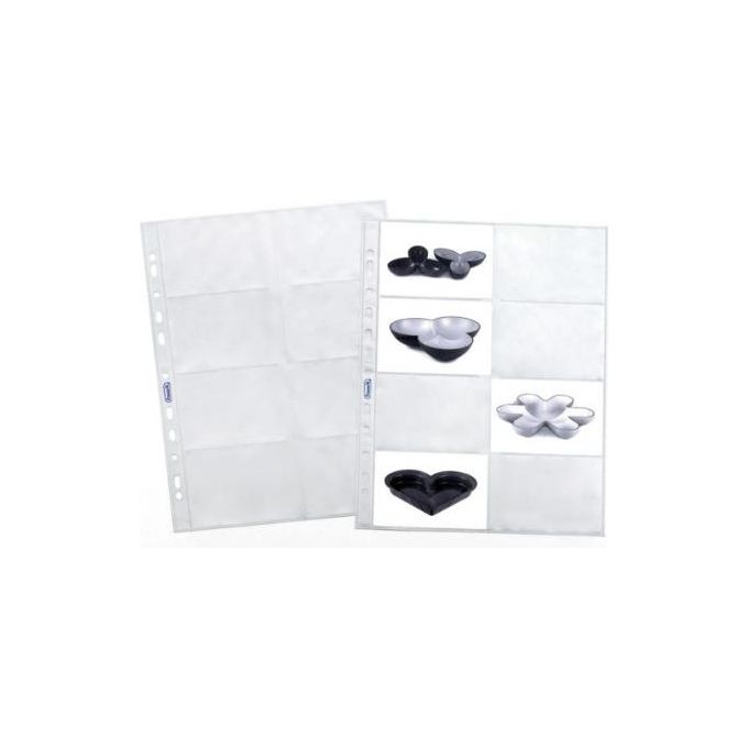 Favorit Confezione 10 Buste a Foratura Porta Fotografie con 4 Tasche Formato 21x15cm