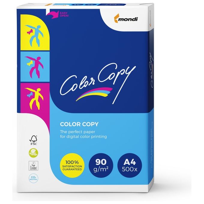 Mondi Color Copy Carta da Stampa Formato A4 90gr-mq 50 Fogli