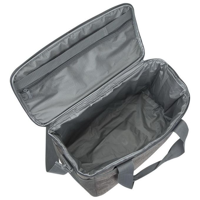 Rivacase Borsa Termica in Poliestere Grigio 23 Litri