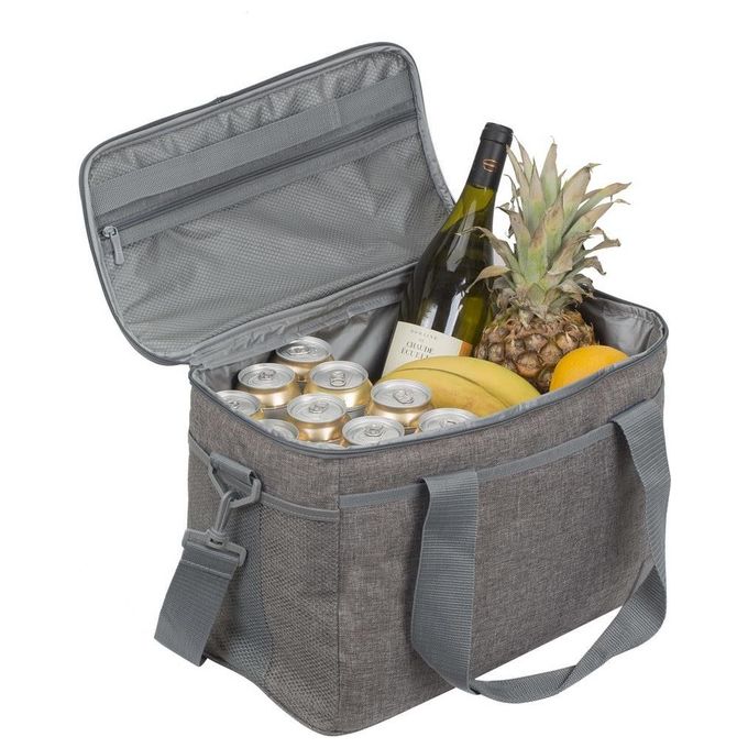 Rivacase Borsa Termica in Poliestere Grigio 23 Litri