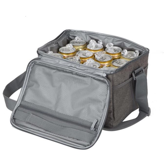 Rivacase Borsa Termica in Poliestere Grigio 11 Litri