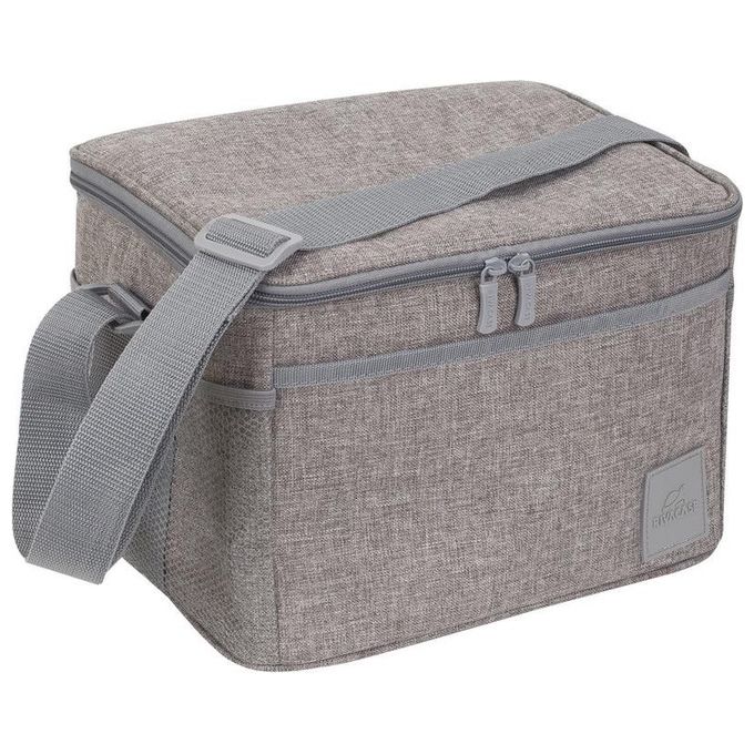 Rivacase Borsa Termica in Poliestere Grigio 11 Litri