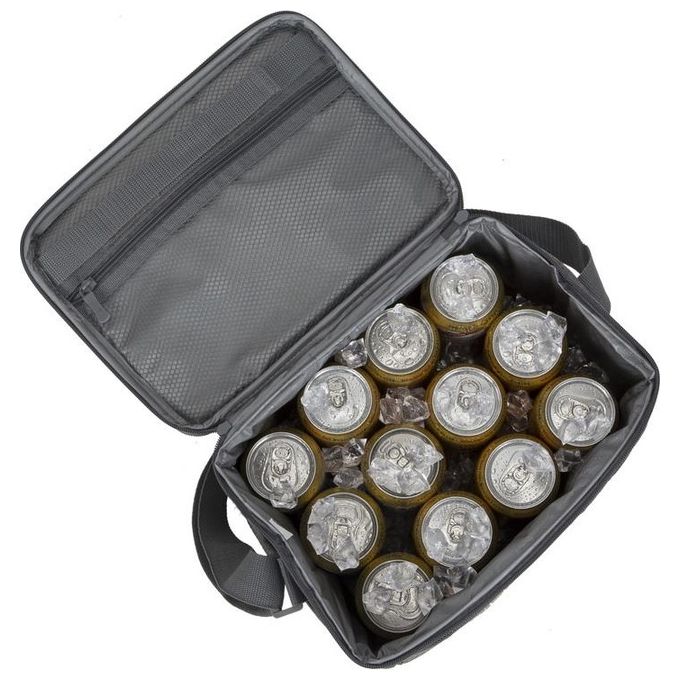 Rivacase Borsa Termica in Poliestere Grigio 11 Litri