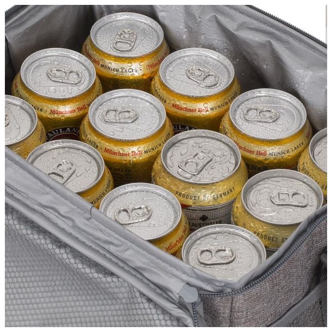 Rivacase Borsa Termica in Poliestere Grigio 11 Litri