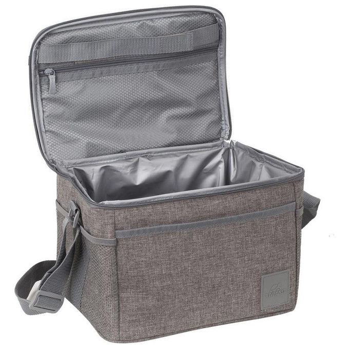 Rivacase Borsa Termica in Poliestere Grigio 11 Litri