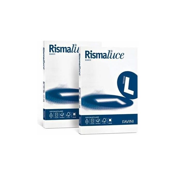 Cartotecnica Favini Rismaluce A4 120gr Bianco 250 Fogli