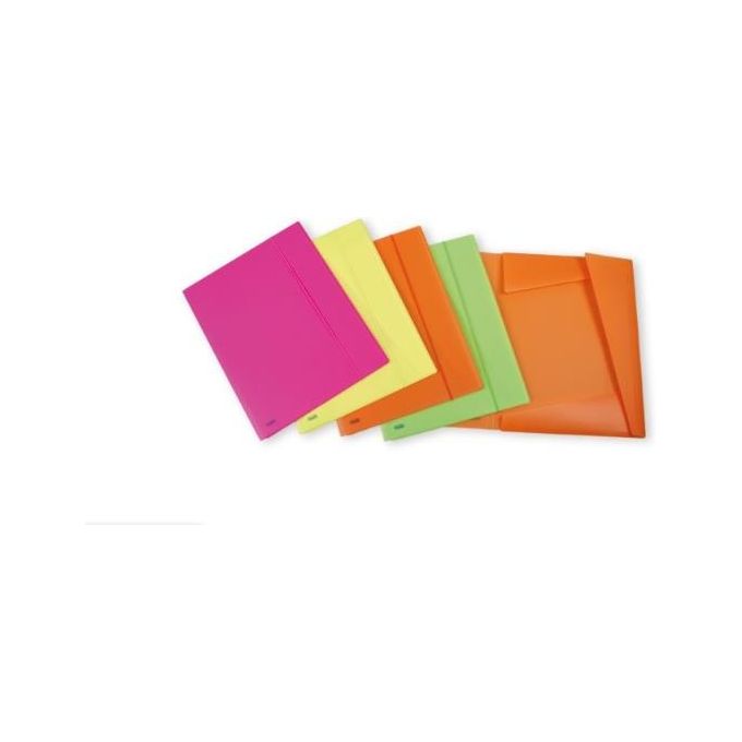 Favorit 400090480 Cartellina 3 Lembi A3 Fluo Assortiti