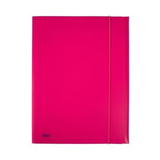 Favorit Cartella 3 Lembi con Elastico 24x33cm Fucsia Fluo