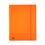 Favorit Cartella 3 Lembi con Elastico 24x33cm Arancione Fluo
