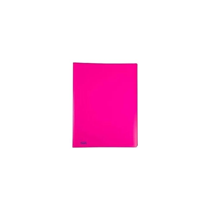 Favorit Portalistino Neon con 20 Buste Formato Interno 22x30cm Fucsia Fluo