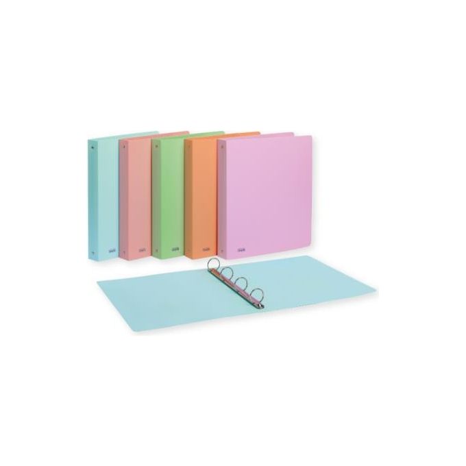 Favorit Raccoglitore Pastel 22x30cm 4 Anelli Tondi 3mm