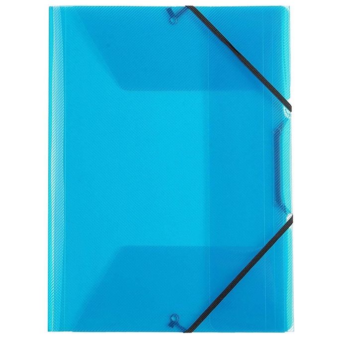 Favorit Cartella 3 Lembi con Elastico Lumina 22x30cm Azzurro