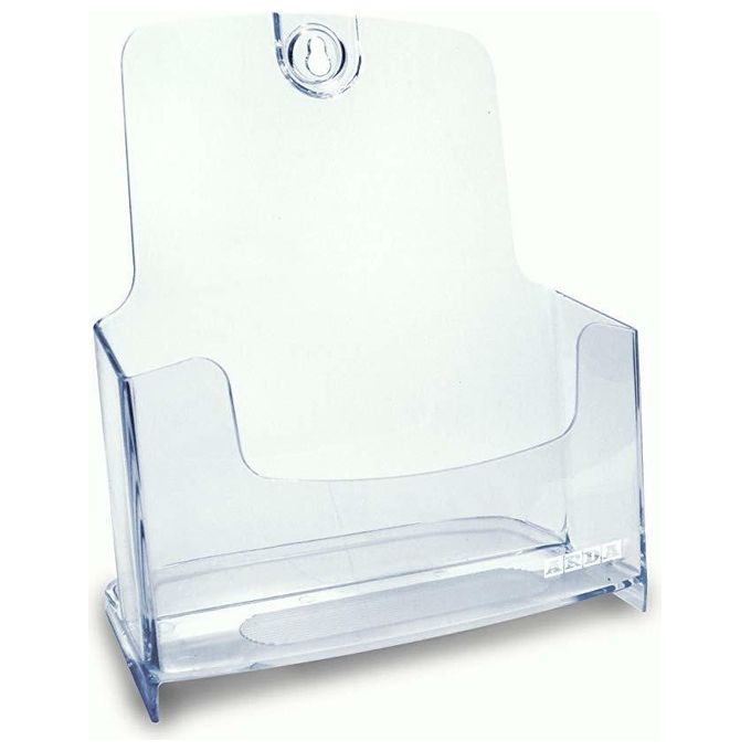 Arda 70A51 Portadepliant Modulare per Banco o Parete in Plastica Trasparente Formato A5