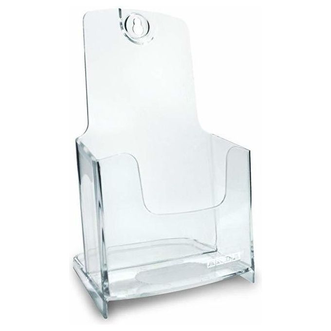 Arda 70A61 Portadepliant Modulare per Banco o Parete in Plastica Trasparente Formato 1-3 A3