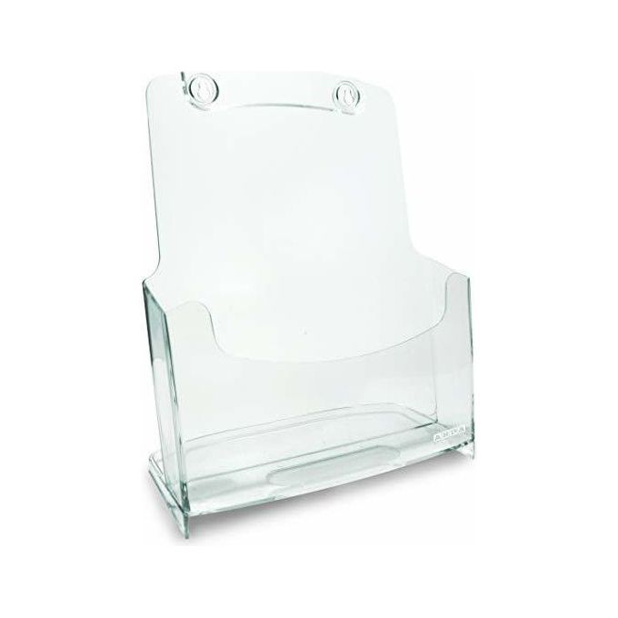 Arda 70A41 Portadepliant Modulare per Banco o Parete in Plastica Trasparente Formato A4