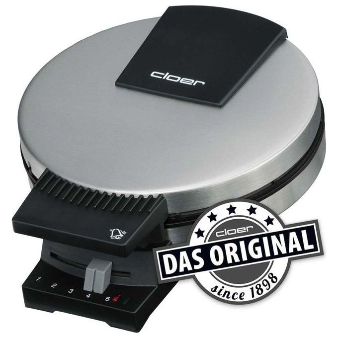 Cloer Macchina per Waffel in Acciaio Inox