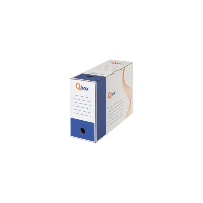Bertesi Confezione da 25 Scatola Archivio Q Box A4 Dorso 8cm
