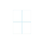 Tico Confezione 40 Etichette Bianche 75x56mm