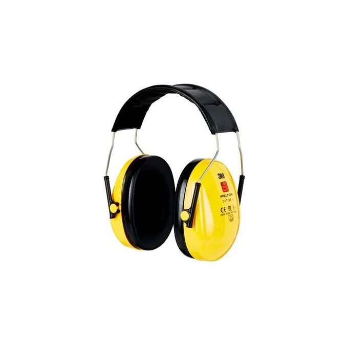 3M 7000039616 Peltor Optime I Cuffia Antirumore A Padiglione SNR 27 dB colore Giallo Nero