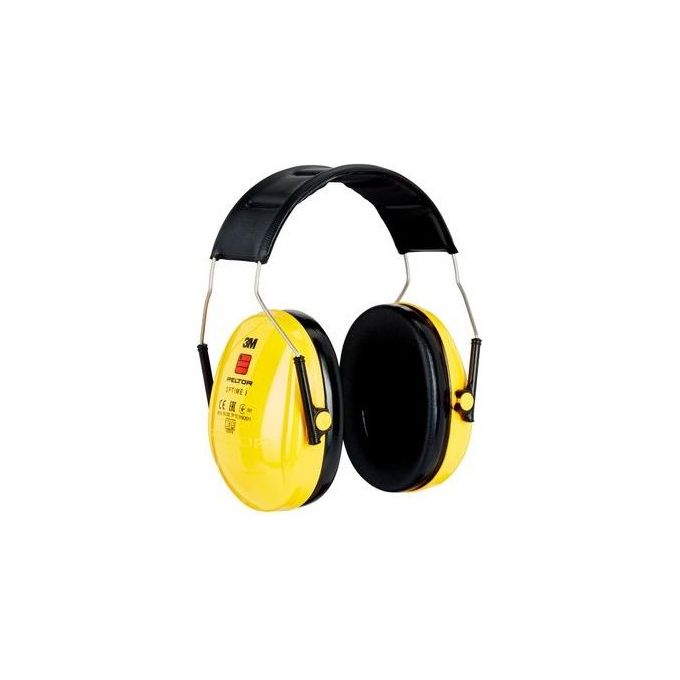 3M 7000039616 Peltor Optime I Cuffia Antirumore A Padiglione SNR 27 dB colore Giallo Nero