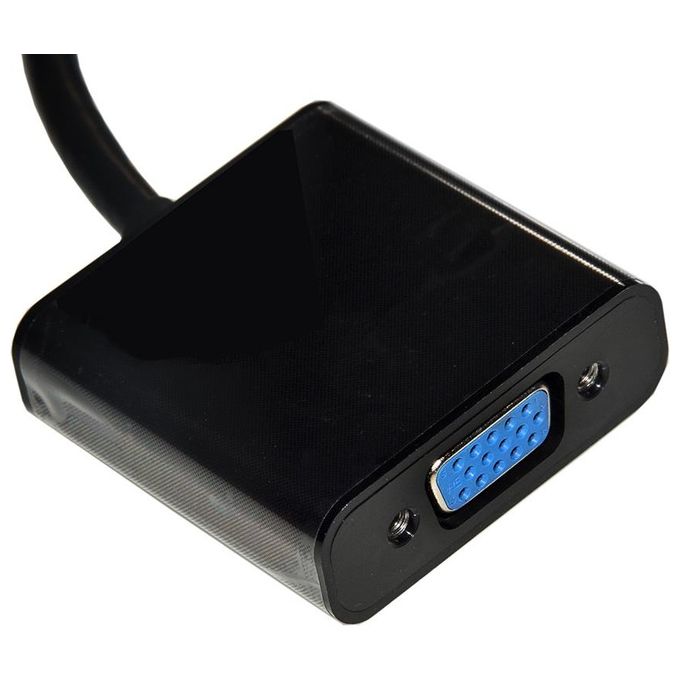 Link Adattatore Video Dvi-d 24+1 Maschio-Vga 15 Poli Femmina Nero