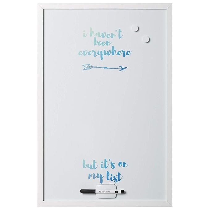 Bi-Office Lavagna Bianca Travel Magnetica 60x40cm