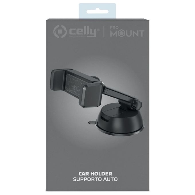 Celly Screen Dash Holder Ext per Smartphone fino a 6,5'' Nero